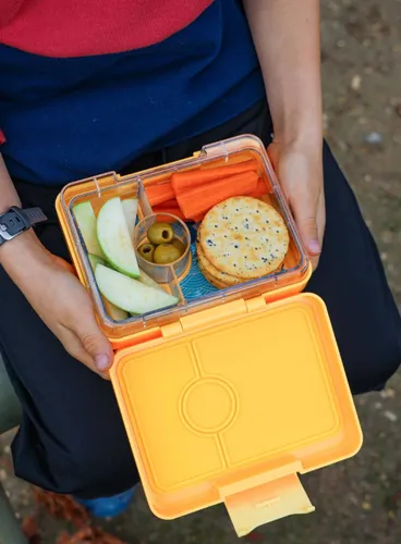 Śniadaniówka / lunchbox dziecięcy Yumbox Snack - yoyo yellow / shark