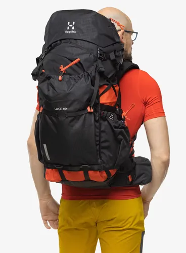 Plecak trekkingowy Haglofs L.I.M ZT 55 - true black/zenith red