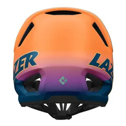 Kask rowerowy LAZER Cage KinetiCore Pomarańczowo-niebieski mat MTB (rozmiar XS)