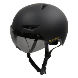 Kask XRIDER XRIH008M Inteligentny Czarny Miejski z lampką i kierunkowskazami (rozmiar M)
