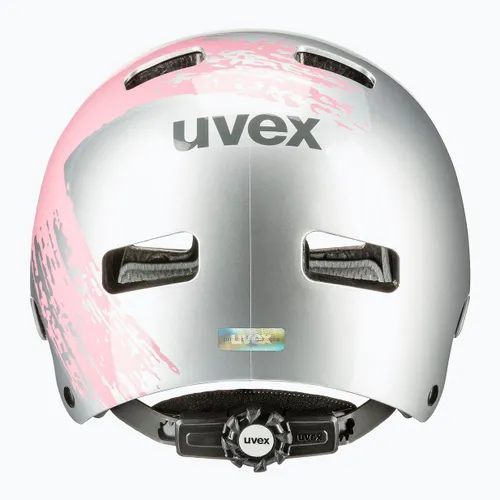 Kask dziecięcy UVEX Kid 3 silver/rose