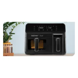 Air Fryer Frytkownica beztłuszczowa ZELMER ZAF9000 5.5l z podwójnym koszem