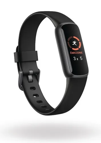 Фитнес-браслет Fitbit by Google Luxe черный