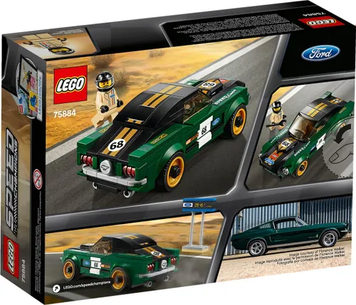 Конструктор Lego Speed Champions Ford Mustang Fastback 1968 года(75884)