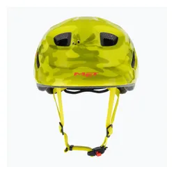 Kask rowerowy dziecięcy MET Hooray lime chameleon glossy