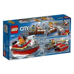 LEGO City rıhtımda yangın (60213)