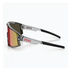 Okulary przeciwsłoneczne Bliz Fusion transparent dark grey/brow red multi