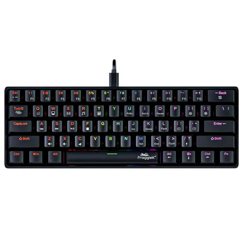 FroggieX RavenStrike RGB Outemu Red Czarny