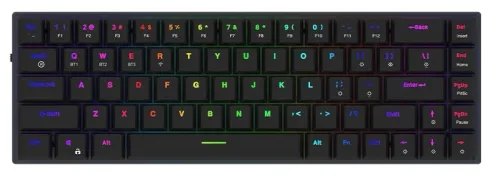 Klawiatura mechaniczna Aqirys AQI-GA-KB-8 Gateron Red Czarny
