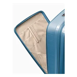 Walizka kabinowa z kieszenią na laptop Puccini Seoul - niebieski