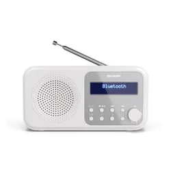 Radioodbiornik Sharp Tokyo DR-P420 Radio FM DAB+ Bluetooth Biały