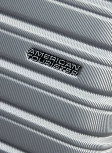 Большой чемодан American Tourister Flashline-sky silver