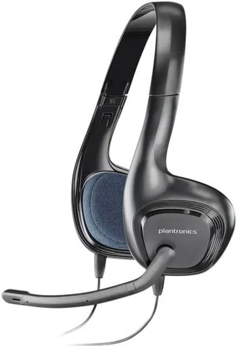 Słuchawki przewodowe z mikrofonem Plantronics Audio 628 Nauszne Czarny