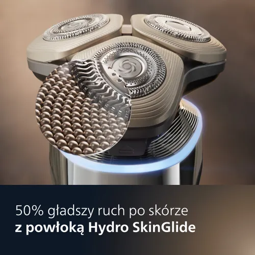 Golarka PHILIPS Seria i9000 Prestige Ultra SkinIQ Pro XP9402/11 Na mokro i sucho