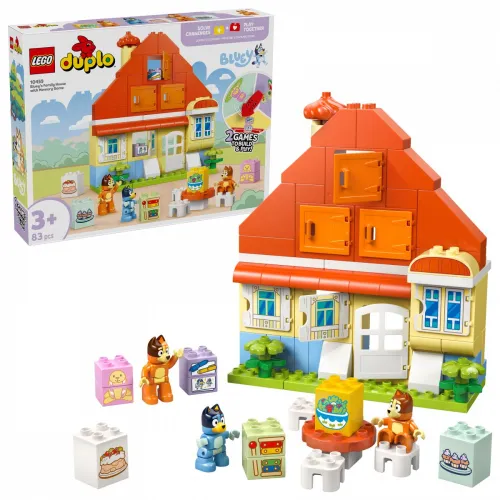 LEGO Klocki DUPLO Bluey 10459 Dom rodzinny Blue z grą pamięciową