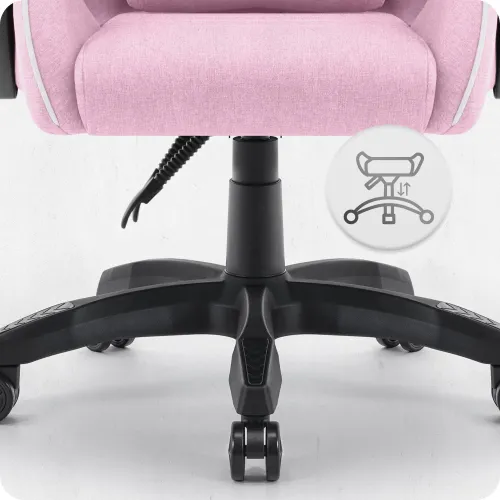 Fotel CABRO C500 Różowo-Biały