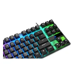 Klawiatura membranowa Krux Solar TKL RGB Czarny