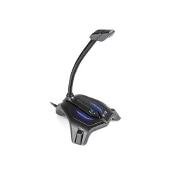 Mikrofon Tracer Gamezone Gamer LED USB Przewodowy Pojemnościowy Czarny