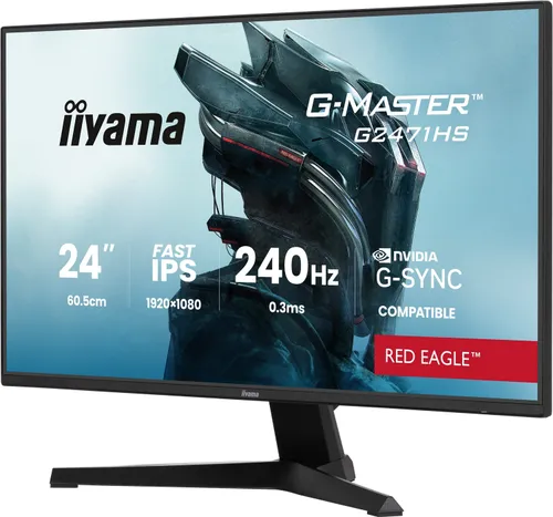 iiyama G-Master G2471HS-B1 Red Eagle - 240Hz | Full HD | Fast IPS | 23.8''