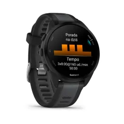 Smartwatch Garmin Forerunner 165 43mm GPS Czarny