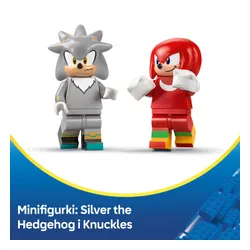 LEGO 77118 Sonic the Hedgehog Silver w samochodzie kontra Knuckles w monster trucku