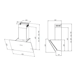 Okap Akpo WK-11 Smart Royal 60 Czarny mat