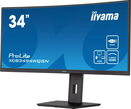 Monitor iiyama ProLite XCB3494WQSN-B5 34" UWQHD VA 120Hz 0,4ms MPRT Zakrzywiony