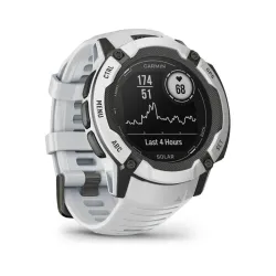 Smartwatch Garmin Instinct 2X Solar 50mm GPS Biały