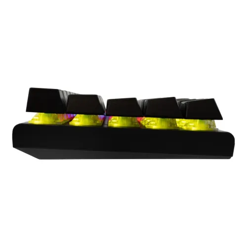 Klawiatura gamingowa White Shark Wakizashi Red przewodowa mechaniczna podświetlana szaro-czarna