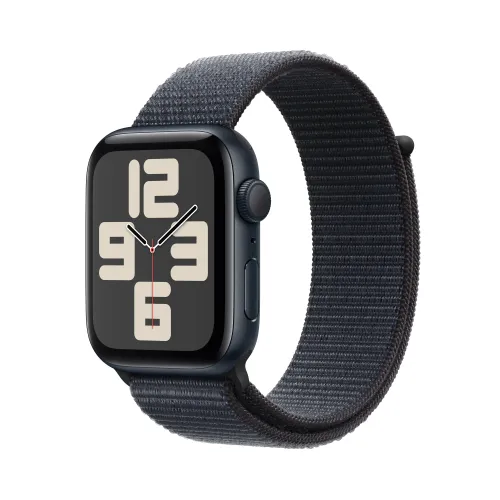 Apple Watch SE 2gen GPS koperta 44mm z aluminium Północ opaska sportowa Atramentowy