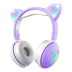 Słuchawki nauszne MOZOS Kid Dog Fioletowy