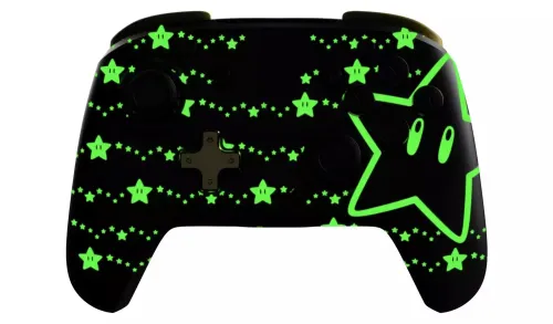 Pad PDP Rematch Glow in the Dark Super Star do Nintendo Switch Bezprzewodowy