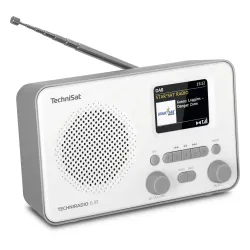 Radioodbiornik TechniSat TechniRadio 6 IR Radio FM DAB+ Internetowe Bluetooth Biało-szary