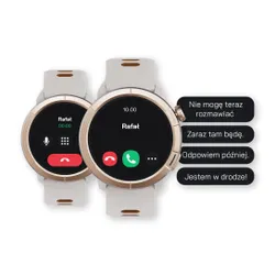 Smartwatch STELIO Activ Pro AI GPS 46mm Tytan Złoty