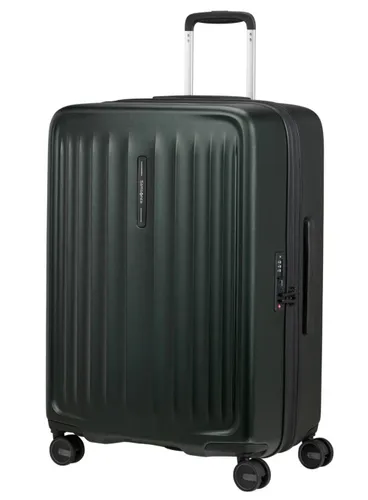 Walizka średnia poszerzana Samsonite Fyrm EXP - deep green