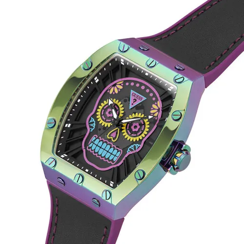 Часы Guess Day of the Dead Santa Muerte GW0506G2 GREEN / BLACK