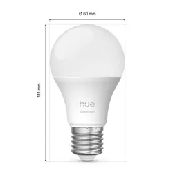 Inteligentna żarówka LED PHILIPS HUE 929004235411 E27 8W Bluetooth, ZigBee (3 szt.) + Mostek