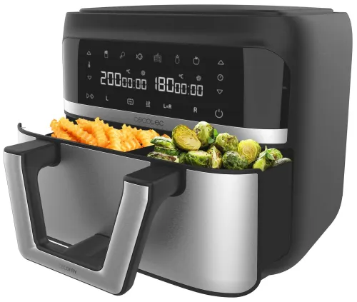 Air Fryer Frytkownica beztłuszczowa CECOTEC Cecofry Dual 9000 9l 6 automatycznych programów