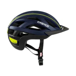 Kask rowerowy CASCO Cuda 2 blue/neon yellow matt