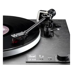 Gramofon DUAL CS 529 BT Czarny, Automatyczny, Napęd paskowy,PrędkośĆ odtw. 33,45,78 obr./min,Bluetooth