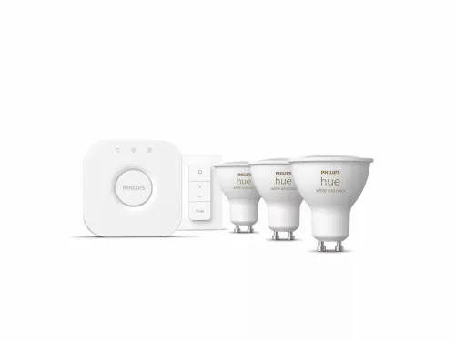 Zestaw Philips Hue White and Colour Ambiance GU10 3szt. + Regulator przyciemniania Dimmer switch