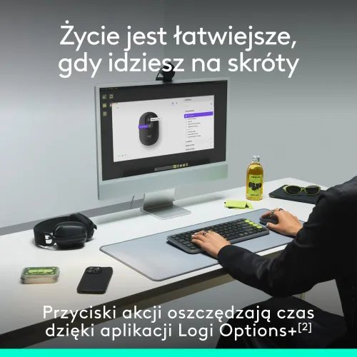 Myszka Logitech POP Mouse Różowy