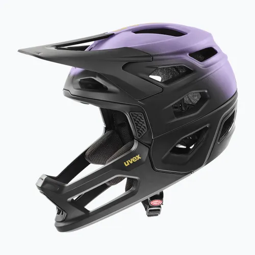 Kask rowerowy UVEX Revolt lilac/black matt