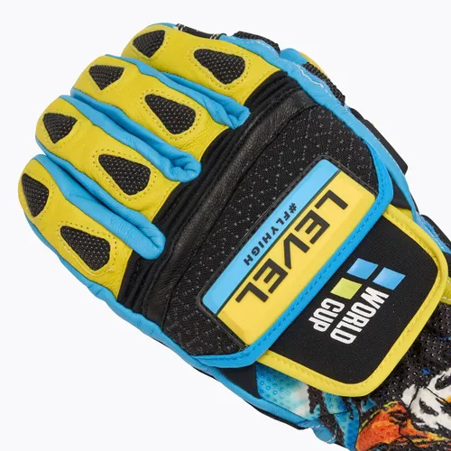 Rękawice narciarskie Level Worldcup CF yellow/blue