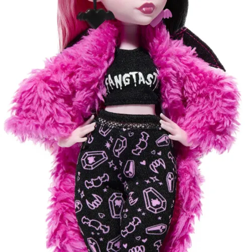 Lalka MONSTER HIGH Piżama Party Draculaura HKY66