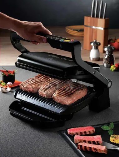 Grill elektryczny Tefal GC714834 OptiGrill+ Snacking&Baking 600cm2 Programy automatyczne
