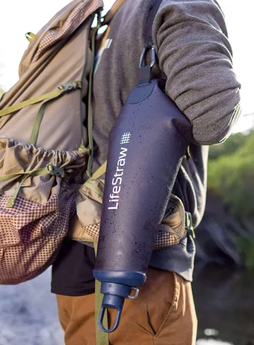 System grawitacyjny do filtracji LifeStraw Peak 3 l - dark mountain grey