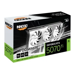 Karta graficzna Inno3D GeForce RTX 5070 Ti X3 OC White 16GB GDDR7 256bit DLSS 4