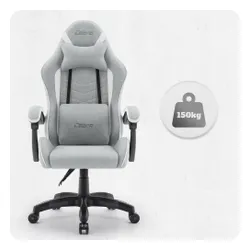 Fotel gamingowy CABRO C500 Szaro-Biały