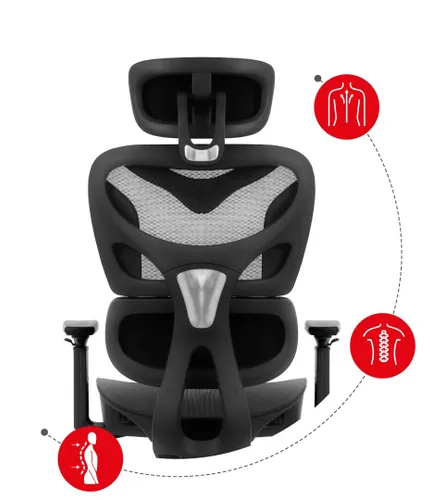 Fotel HUZARO Combat 8.0 Carbon Czarny